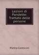 Lezioni di Pandette: Trattato delle persone, Pietro Conticini 