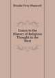 Essays in the History of Religious Thought in the West, Westcott Brooke Foss 
