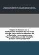 Eloges et discours sur la triomphante reception du roy en sa ville de Paris, apres la reduction de la Rochelle : accompagnez des figures, tant des arcs de triomphe que des autres preparatifs, Machault, Jean Baptiste de, 1591-1640,Tavernier, Melchior, d. 1641,Firens, Pierre, d. ca. 1637,Bosse, Abraham, 1602-1676 