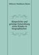 Korperliche und geistige Entwicklung eines Kindes in biographischer ., Milicent Washburn Shinn 