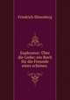 Euphranor: Uber die Liebe; ein Buch fur die Freunde eines schonen ., Friedrich Ehrenberg 