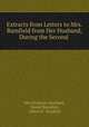 Extracts from Letters to Mrs. Bamfield from Her Husband, During the Second ., Mrs Christian Bamfield, Daniel Bamfield, Albert H . Bamfield 