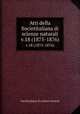 Atti della Societitaliana di scienze naturali. v.18 (1875-1876), Societitaliana di scienze naturali 