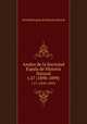 Anales de la Sociedad Espala de Historia Natural. t.27 (1898-1899), Sociedad Espala de Historia Natural 