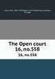 The Open court. 16, no.558, Paul Carus 