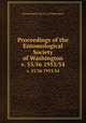 Proceedings of the Entomological Society of Washington. v. 55/56 1953/54, Entomological Society of Washington 