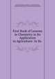 First Book of Lessons in Chemistry in Its Application to Agriculture: In Its ., John Frederick Hodges , John Hodgson & Co . (Belfast: Booksellers ), Pharmaceutic Institute of North Germany, Chemical Society of London , Royal Belfast Academical Institution , Chemico-Agricultural Society of Ulster 