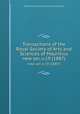 Transactions of the Royal Society of Arts and Sciences of Mauritius. new ser.:v.19 (1887), Royal Society of Arts and Sciences of Mauritius 