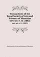 Transactions of the Royal Society of Arts and Sciences of Mauritius. new ser.:v.11 (1883), Royal Society of Arts and Sciences of Mauritius 