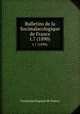 Bulletins de la Socimalacologique de France. t.7 (1890), Socimalacologique de France 