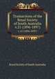 Transactions of the Royal Society of South Australia. v.21 (1896-1897), Royal Society of South Australia 