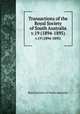 Transactions of the Royal Society of South Australia. v.19 (1894-1895), Royal Society of South Australia 