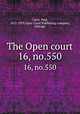 The Open court. 16, no.550, Paul Carus 