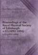 Proceedings of the Royal Physical Society of Edinburgh. v.12 (1892-1894), Royal Physical Society of Edinburgh 