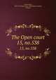 The Open court. 15, no.538, Paul Carus 