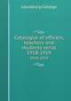 Catalogue of officers, teachers and students serial. 1918-1919, Louisburg College 