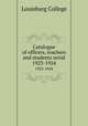 Catalogue of officers, teachers and students serial. 1923-1924, Louisburg College 