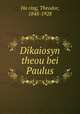 Dikaiosyn theou bei Paulus, Theodor Ha?ring 