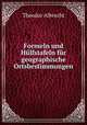 Formeln und Hulfstafeln fur geographische Ortsbestimmungen, Theodor Albrecht 