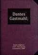Dantes Gastmahl;, Dante Alighieri, 1265-1321,Sauter, Constantin, 1880- 