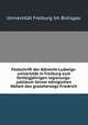 Festschrift der Albrecht-Ludwigs-universitat in Freiburg zum funfzigjahrigen regierungs-jubilaum Seiner koniglichen Hoheit des grossherzogs Friedrich, 