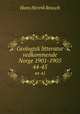 Geologisk litteratur vedkommende Norge 1901-1905. 44-45, Hans Henrik Reusch 