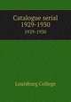 Catalogue serial. 1929-1930, Louisburg College 
