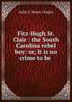 Fitz-Hugh St. Clair : the South Carolina rebel boy: or, It is no crime to be ., Sallie F. Moore Chapin 