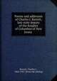 Poems and addresses of Charles J. Barrett, late state deputy of the Knights of Columbus of New Jersey, Barrett, Charles J., 1863-1907. [from old catalog] 