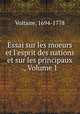 Essai sur les moeurs et l
