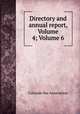 Directory and annual report, Volume 4; Volume 6, Colorado Bar Association 