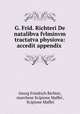 G. Frid. Richteri De natalibva fvlminvm tractatva physiova: accedit appendix ., Georg Friedrich Richter, marchese Scipione Maffei , Scipione Maffei 