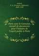 Paris sous le Consulat, recueil de documents pour l`histoire de l`esprit public Paris. 1, Franc?ois-Alphonse Aulard 