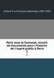 Paris sous le Consulat, recueil de documents pour l`histoire de l`esprit public Paris. 2, Franc?ois-Alphonse Aulard 