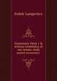 Giammaria Ortes e la scienza economica al suo tempo, studi storici economici ., Fedele Lampertico 