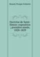 Doctrine de Saint-Simon: exposition ; premiere annee, 1828-1829, Bazard, Prosper Enfantin 