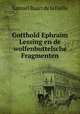 Gotthold Ephraim Lessing en de wolfenbuttelsche Fragmenten, Samuel Baart de la Faille 