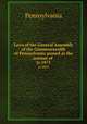 Laws of the General Assembly of the Commonwealth of Pennsylvania passed at the session of . yr.1875, Pennsylvania 