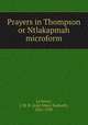 Prayers in Thompson or Ntlakapmah microform, Jean Marie Raphael le Jeune 