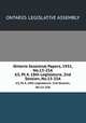 Ontario Sessional Papers, 1931, No.13-25A. 63, Pt.4, 18th Legislature, 2nd Session, No.13-25A, Ontario. Legislative Assembly 