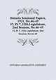 Ontario Sessional Papers, 1921, No.46-49. 53, Pt.7, 15th Legislature, 2nd Session, No.46-49, Ontario. Legislative Assembly 