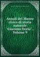 Annali del Museo civico di storia naturale "Giacomo Doria"., Volume 9, Genoa (Italy) Museo civico di storia naturale 