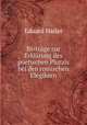 Beitrage zur Erklarung des poetischen Plurals bei den romischen Elegikern, Eduard Hailer 