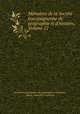 Memoires de la Societe bourguignonne de geographie et d