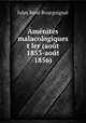 Amenites malacologiques t ler (aout 1853-aout 1856)., Jules Rene Bourguignat 