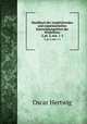 Handbuch der vergleichenden und experimentellen Entwickelungslehre der Wirbeltiere. 3, pt. 2, nos. 1-2, Hertwig Oscar 