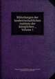 Mitteilungen der landwirtschaftlichen institute der koniglichen ., Volume 1, Schlesische Friedrich-Wilhelms-Universitat zu Breslau 
