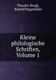 Kleine philologische Schriften, Volume 1, Theodor Bergk 