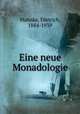 Eine neue Monadologie, Mahnke, Dietrich, 1884-1939 