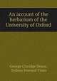 An account of the herbarium of the University of Oxford, George Claridge Druce, Sydney Howard Vines 